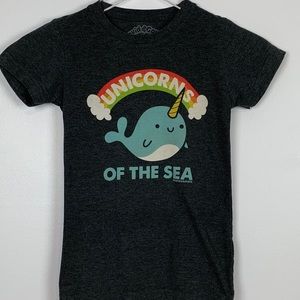 David & Goliath Unicorn of The Sea Tee sz M Girls